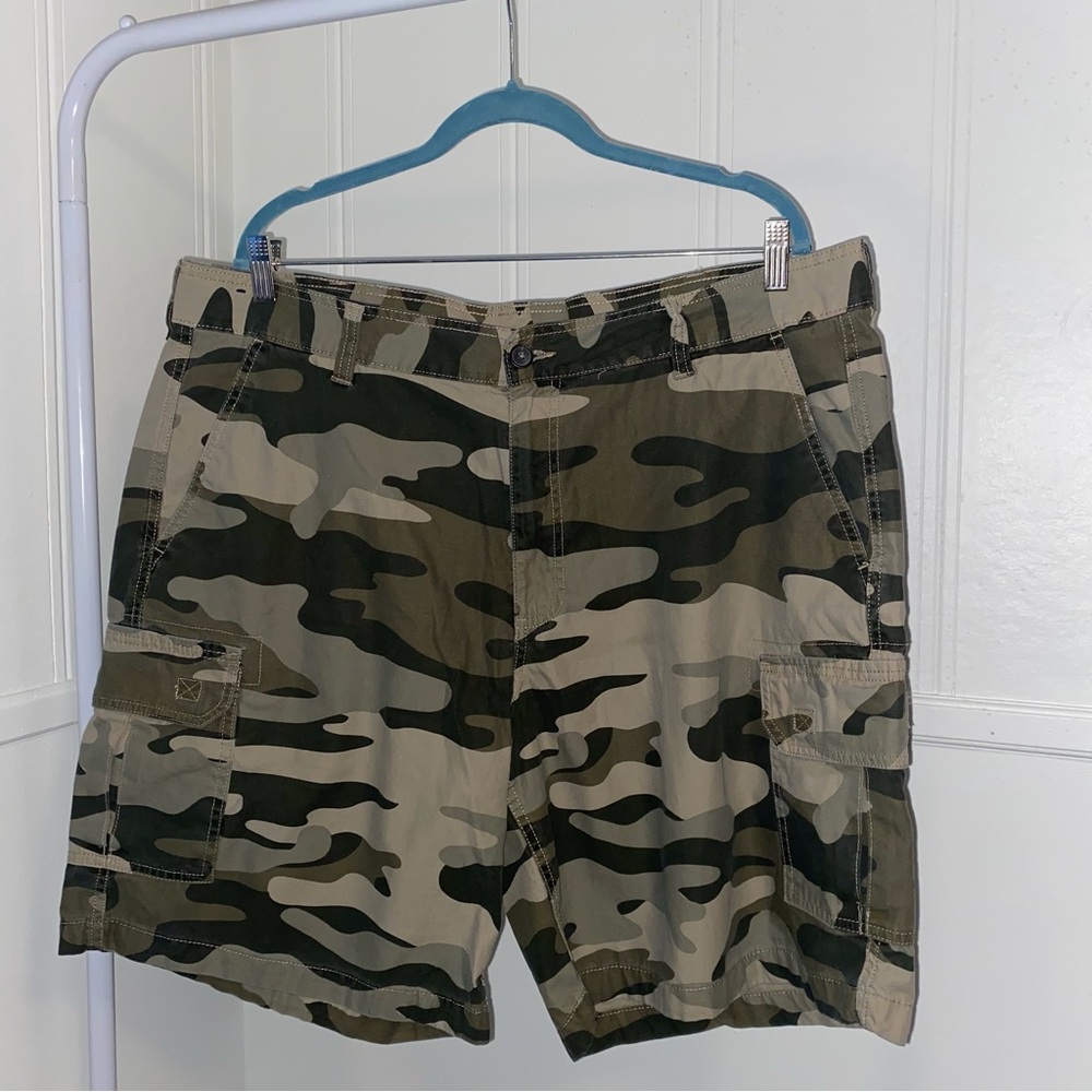 Camouflage shorts men 42 basic edition army green
